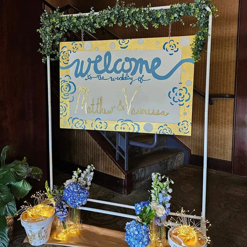 Brilliant Blue Wedding