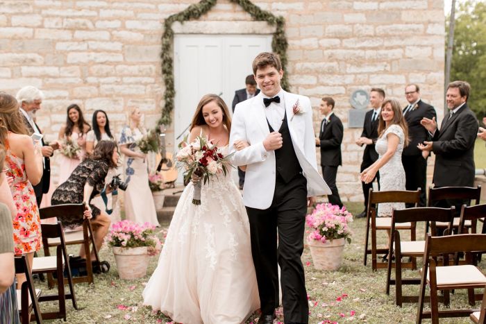 Southern Wedding with Astilbe