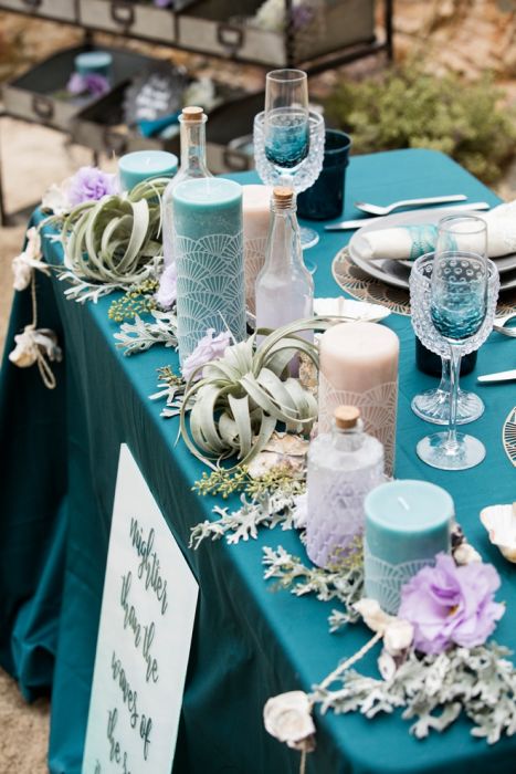 Mermaid Themed Beach Wedding