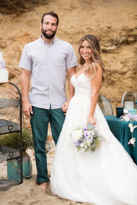 Mermaid Themed Beach Wedding