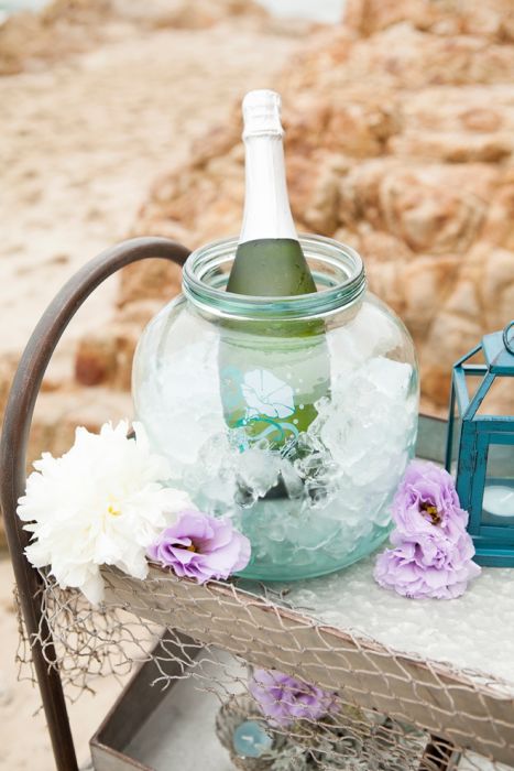 Mermaid Themed Beach Wedding