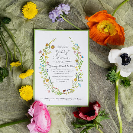 Modern Garden Wedding