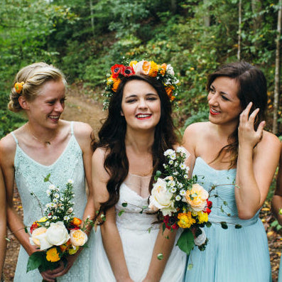 Multicolored Boho Wedding