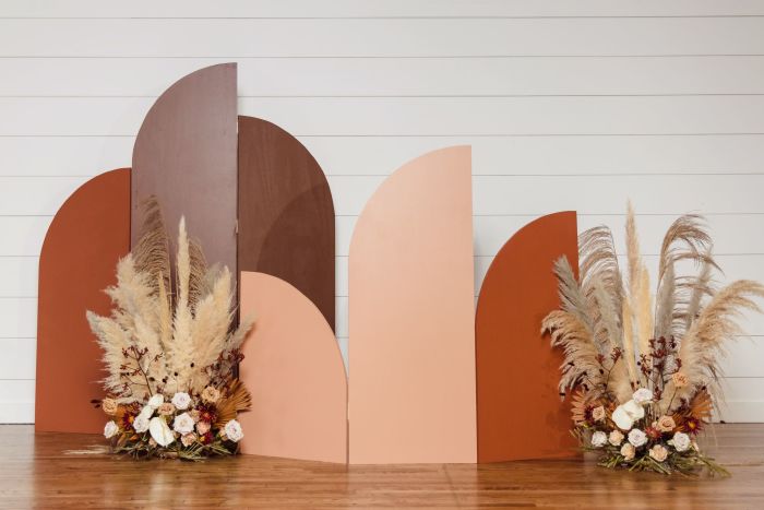 Neutral Boho Dried and Tropical Styled Shoot