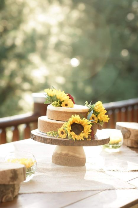Outdoor Simple Sunflower Wedding