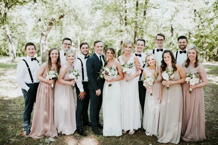 Moody Dusty Rose Vintage Wedding