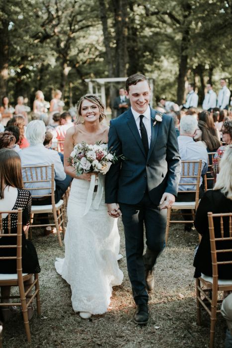 Moody Dusty Rose Vintage Wedding
