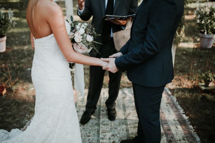 Moody Dusty Rose Vintage Wedding