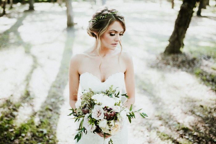Moody Dusty Rose Vintage Wedding