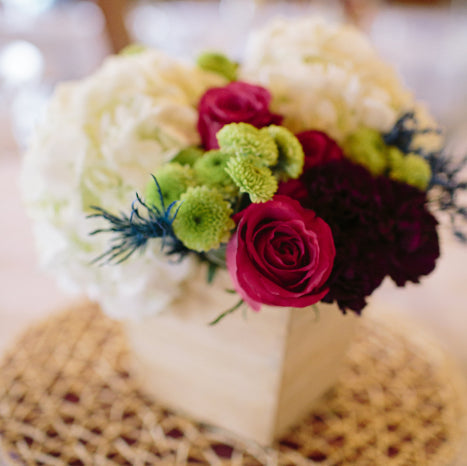 Pop of Color Reception Flowers