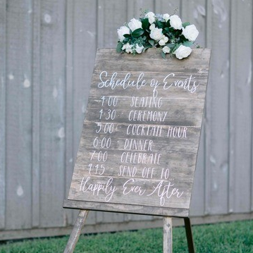 Chic White and Green Riverside Wedding