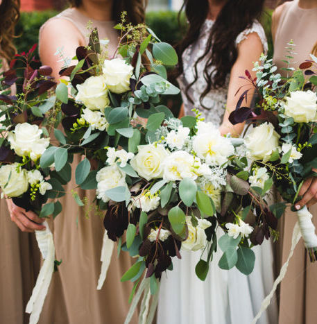 Romantic Ivory and Sage Rustic Wedding