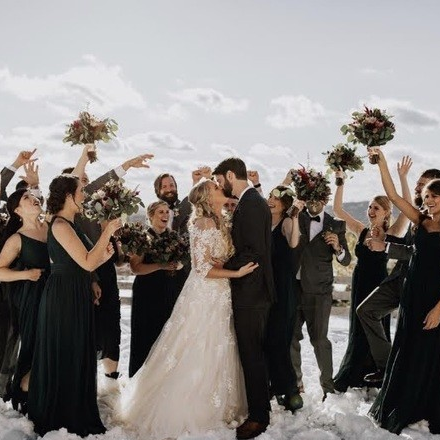 Snowy Fall Protea Wedding