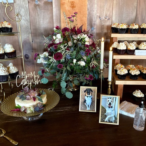 Snowy Fall Protea Wedding