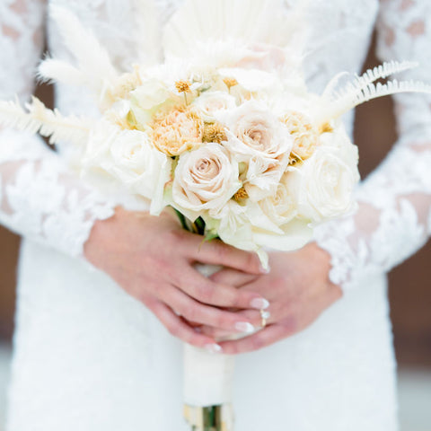 Blushing Bohemian Glam Wedding