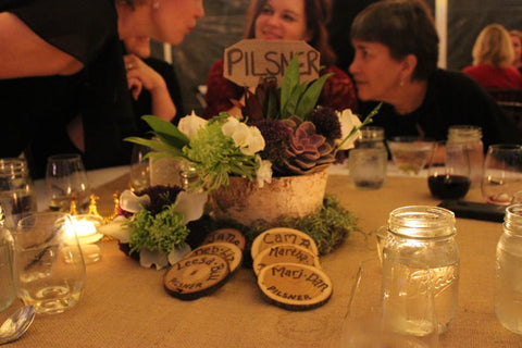 Fresh Green & Purple Mod Rustic Wedding