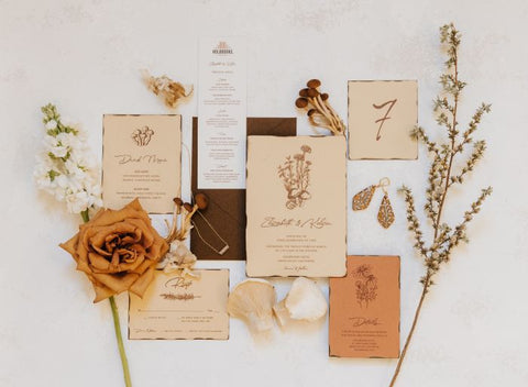 Vintage Brown and Orange Styled Shoot