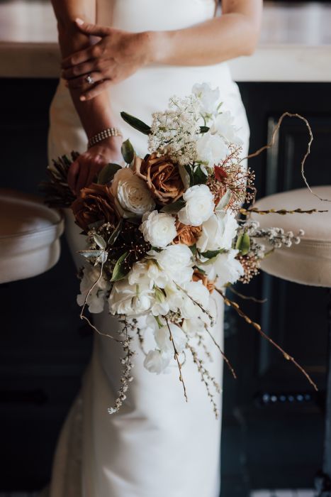 Vintage Brown and Orange Styled Shoot