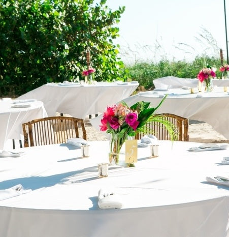 Tropical Inspired Beach Wedding