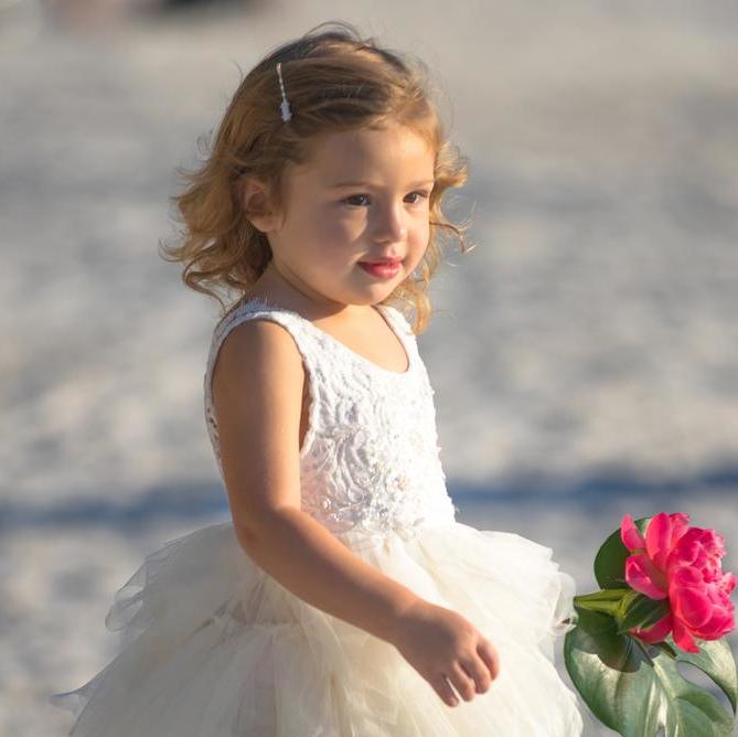 Tropical Inspired Beach Wedding