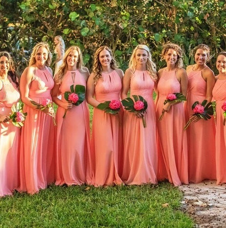 Tropical Inspired Beach Wedding