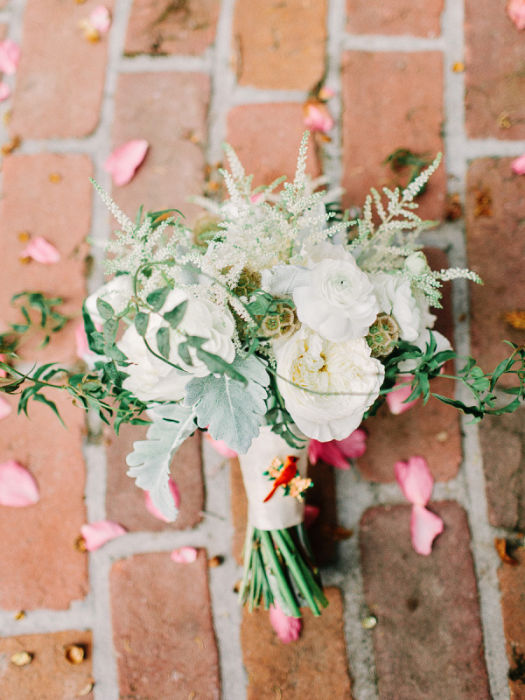 Vintage Lace & Flowers Charleston Wedding