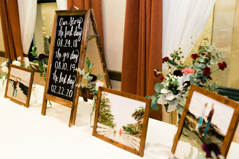 Burgundy and Blush Romantic Winter Wedding