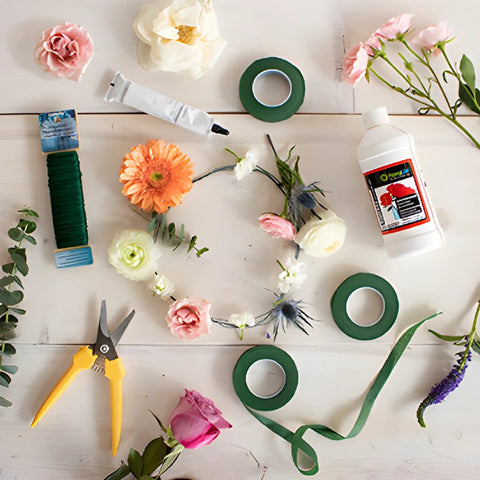 Flower Crown Flora Supply Kit flatlay