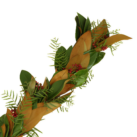 Magnolia and Pepperberry Garland