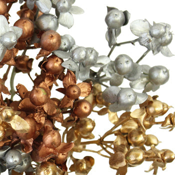 Metallic Mix Designer Hypericum Berries Enhanced