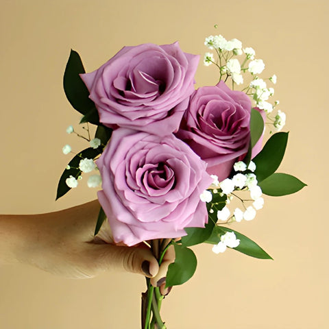 Mother's Day Three Roses Bouquet for Gifting