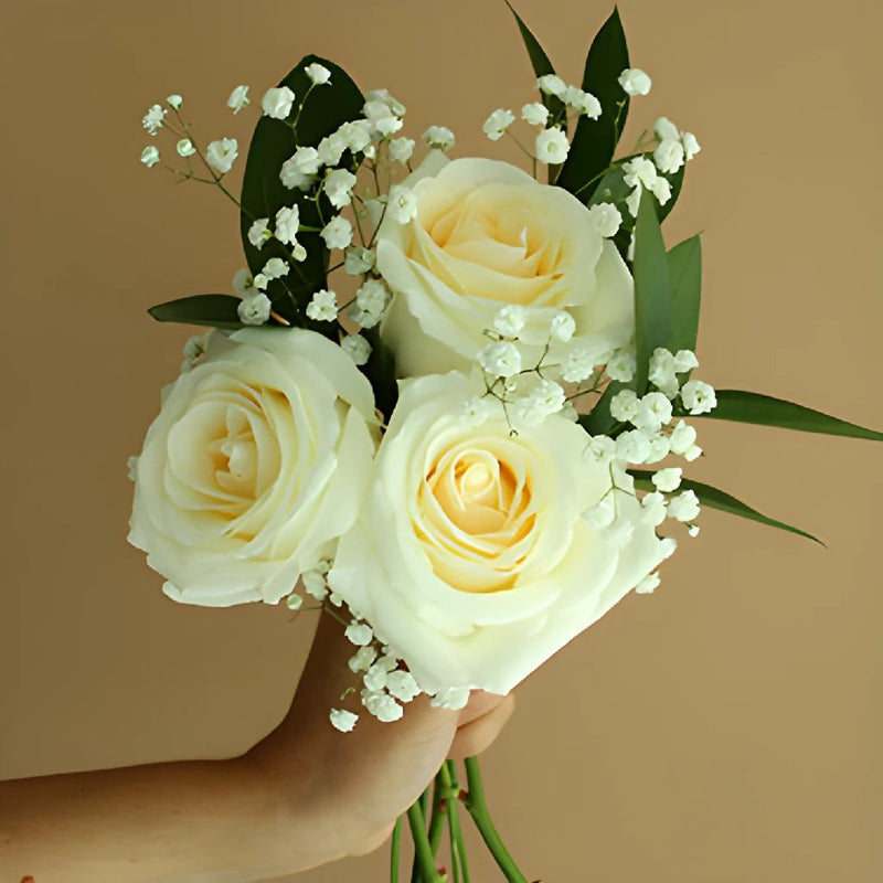 Mother's Day Three Roses Bouquet for Gifting