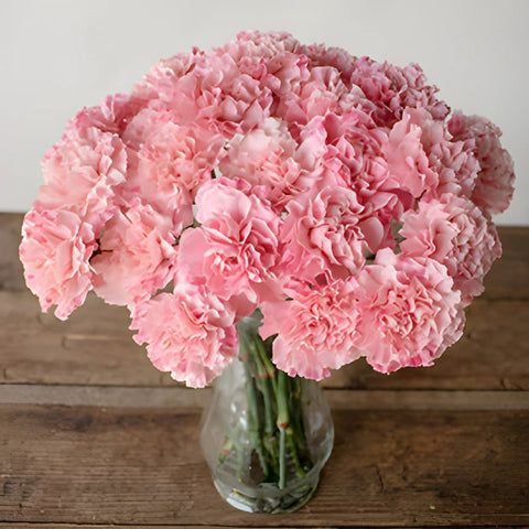 Baby Shower Pink Flower Carnation in a Vase