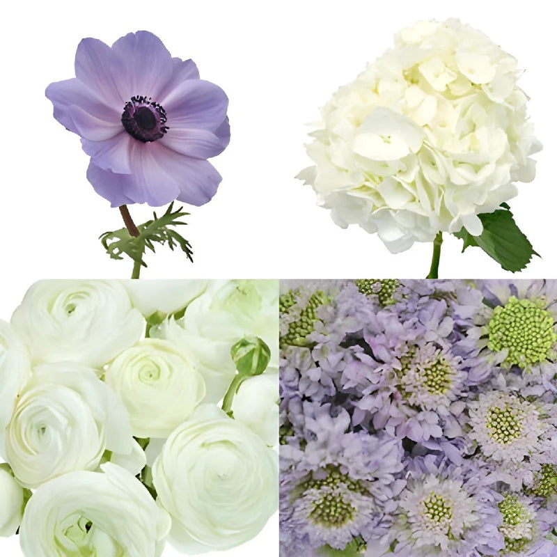 Lush Garden Lavender DIY Flower Kit Bunch