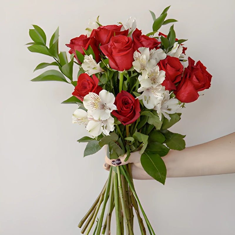 Dozen Red Rose Centerpieces