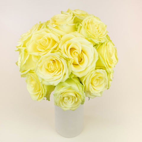 Totem Green Roses in a Vase