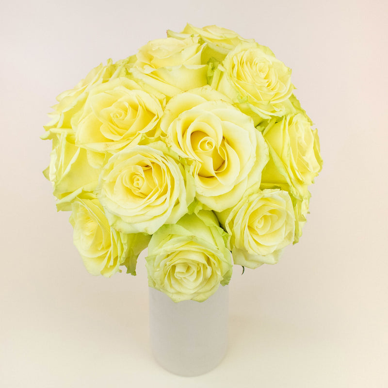 Totem Green Roses in a Vase