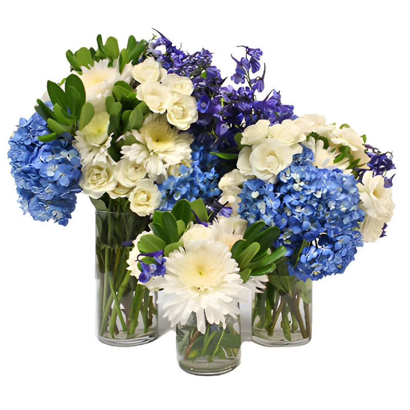 Varsity Blues DIY Flower Kit In a Vase