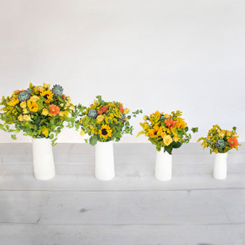 Wild at Heart Wildflower Succulent Centerpiece